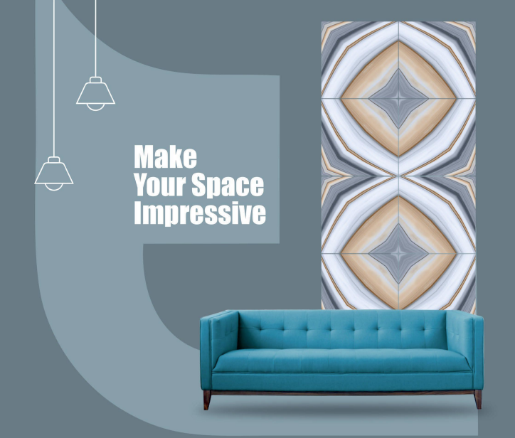 60X60 PORCE BOOK MATCH